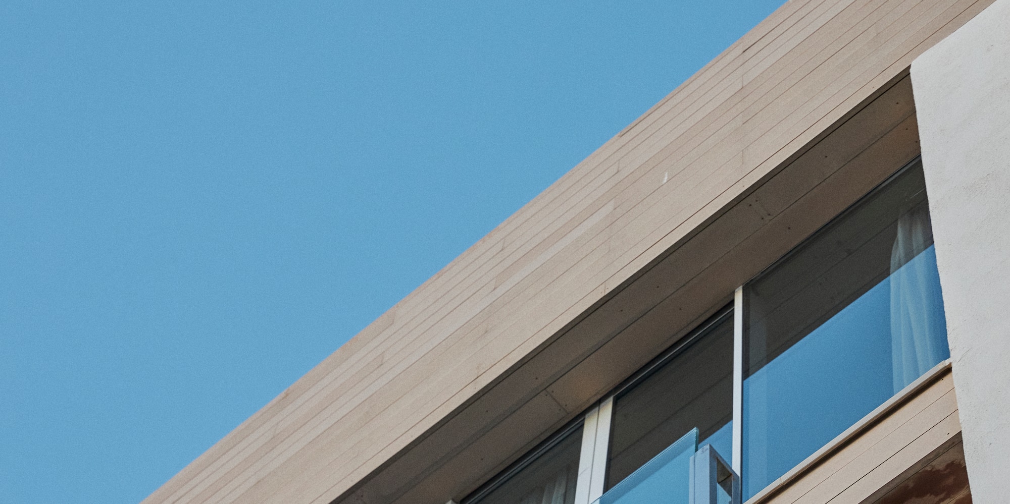 a building with glass windows