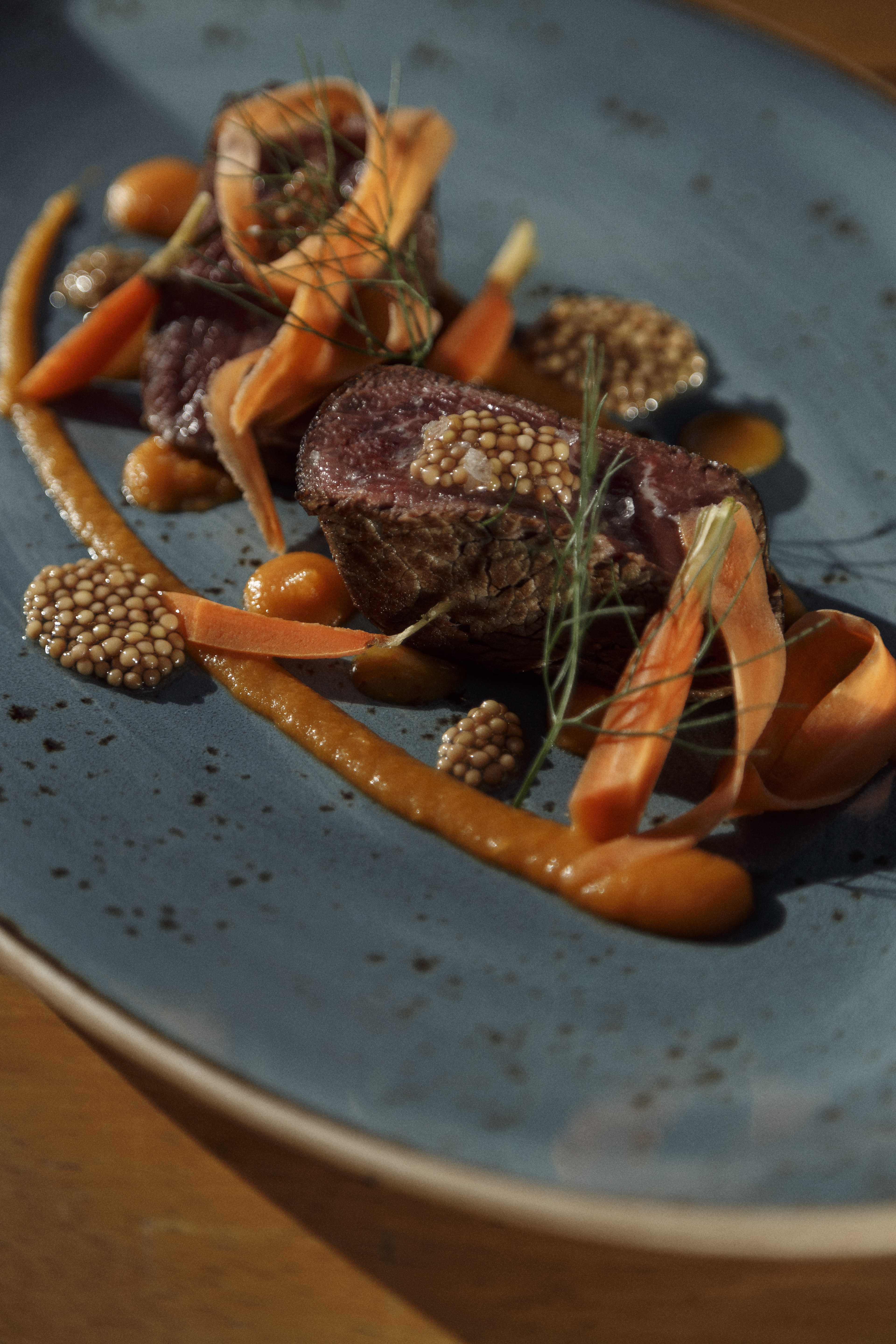 a plate of food on a plate