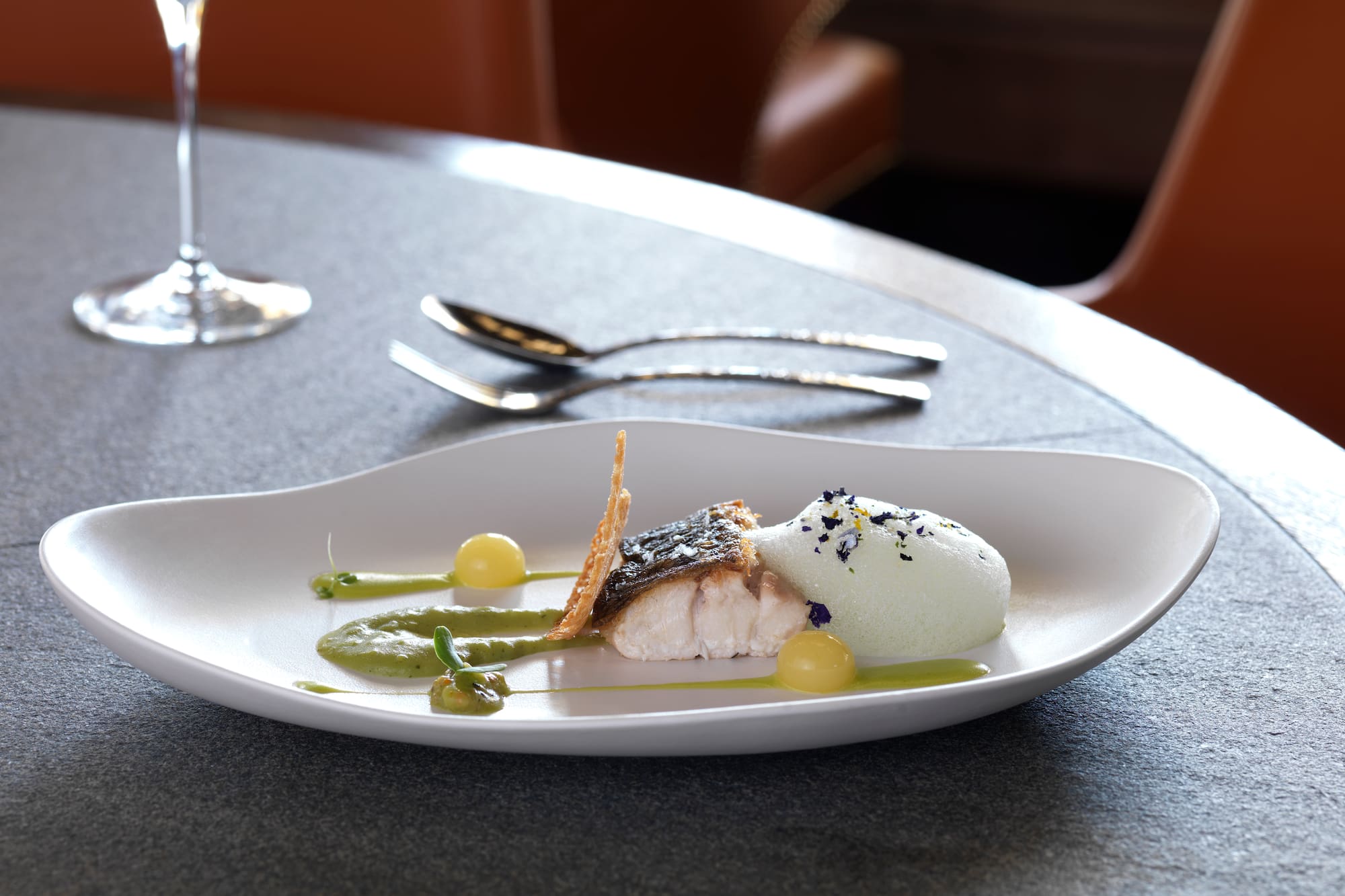 a plate of food on a table