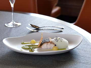 a plate of food on a table