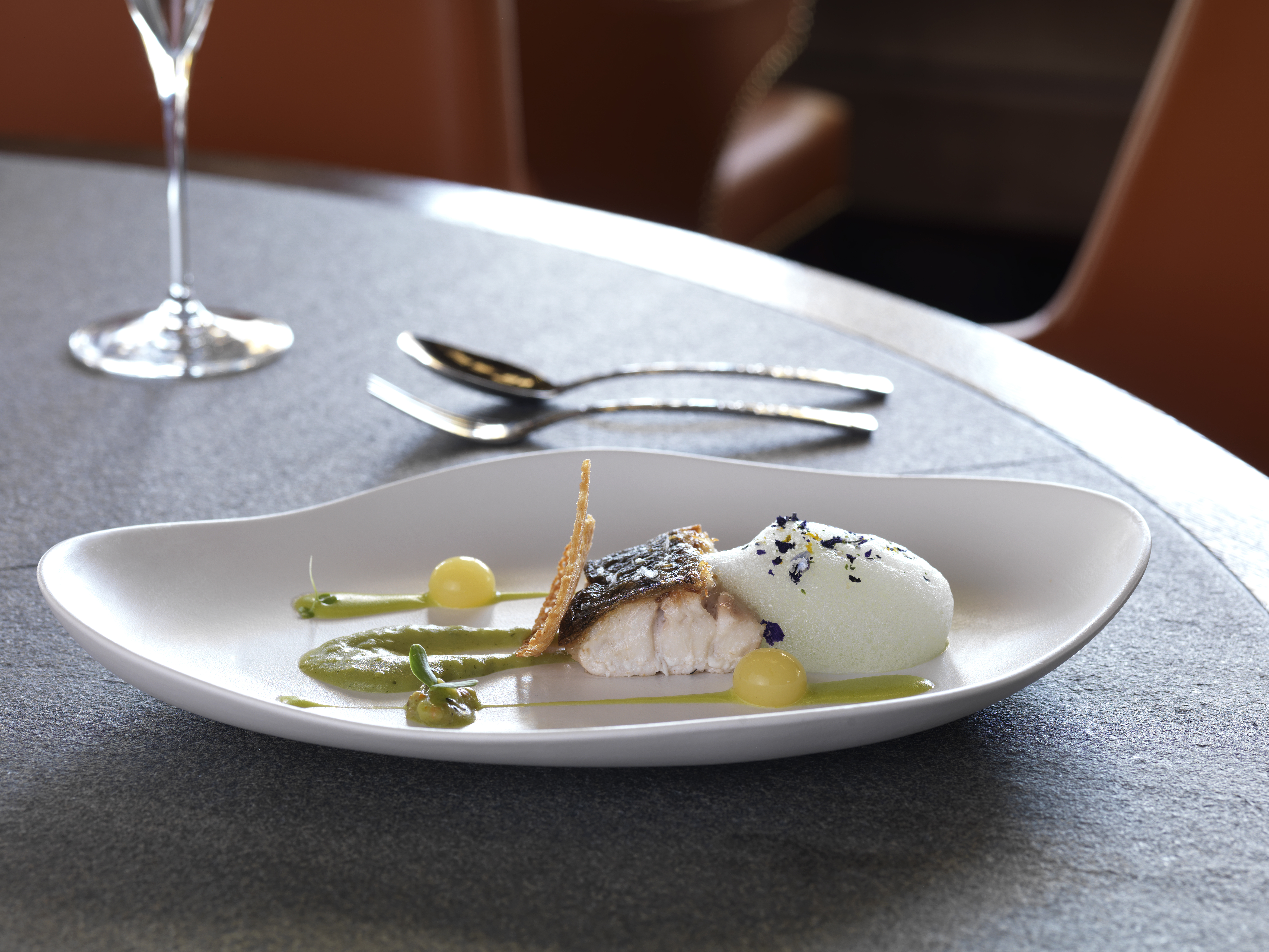 a plate of food on a table