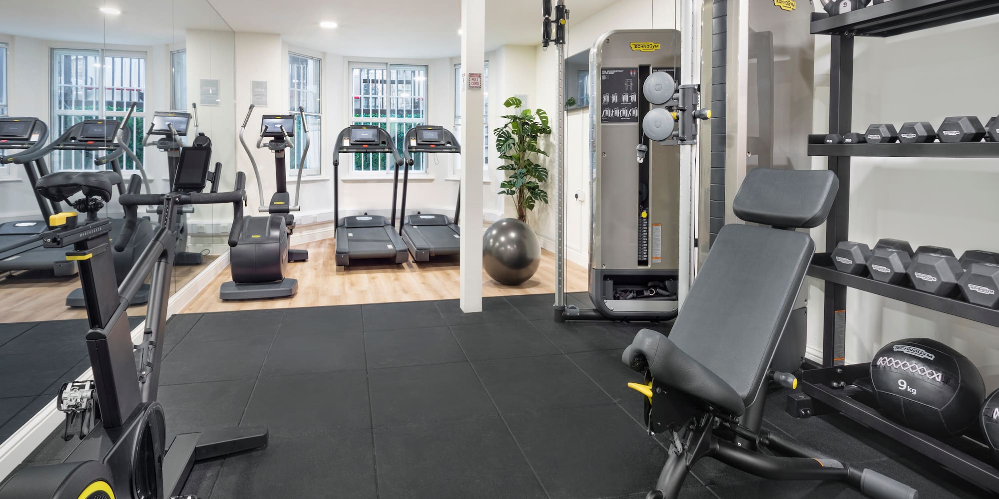 London hotel with a gym