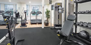 London hotel with a gym