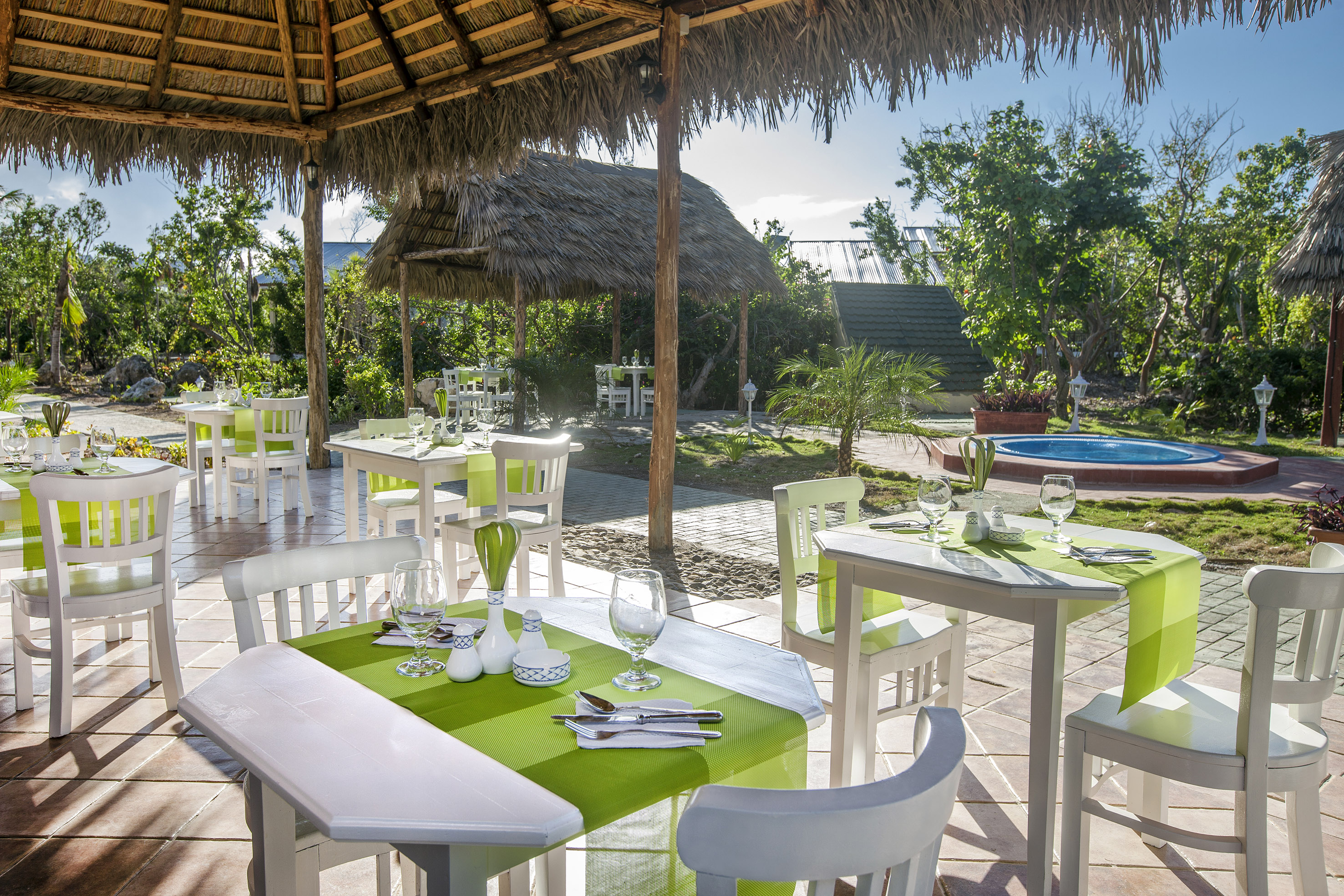 a table set up for a meal