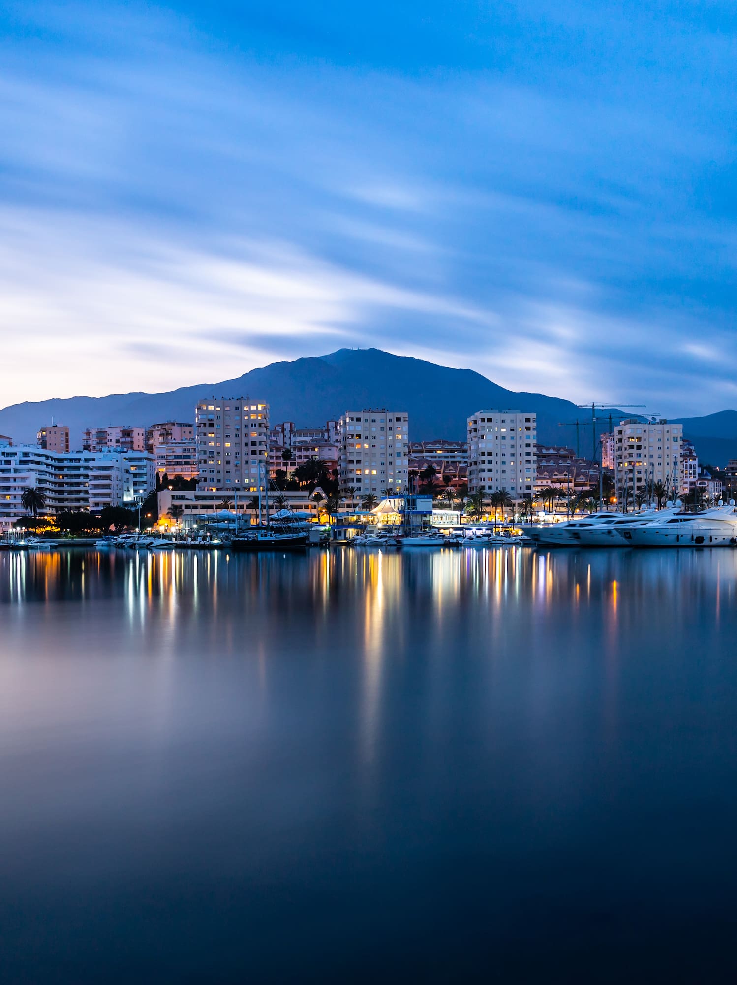 a city next to a body of water