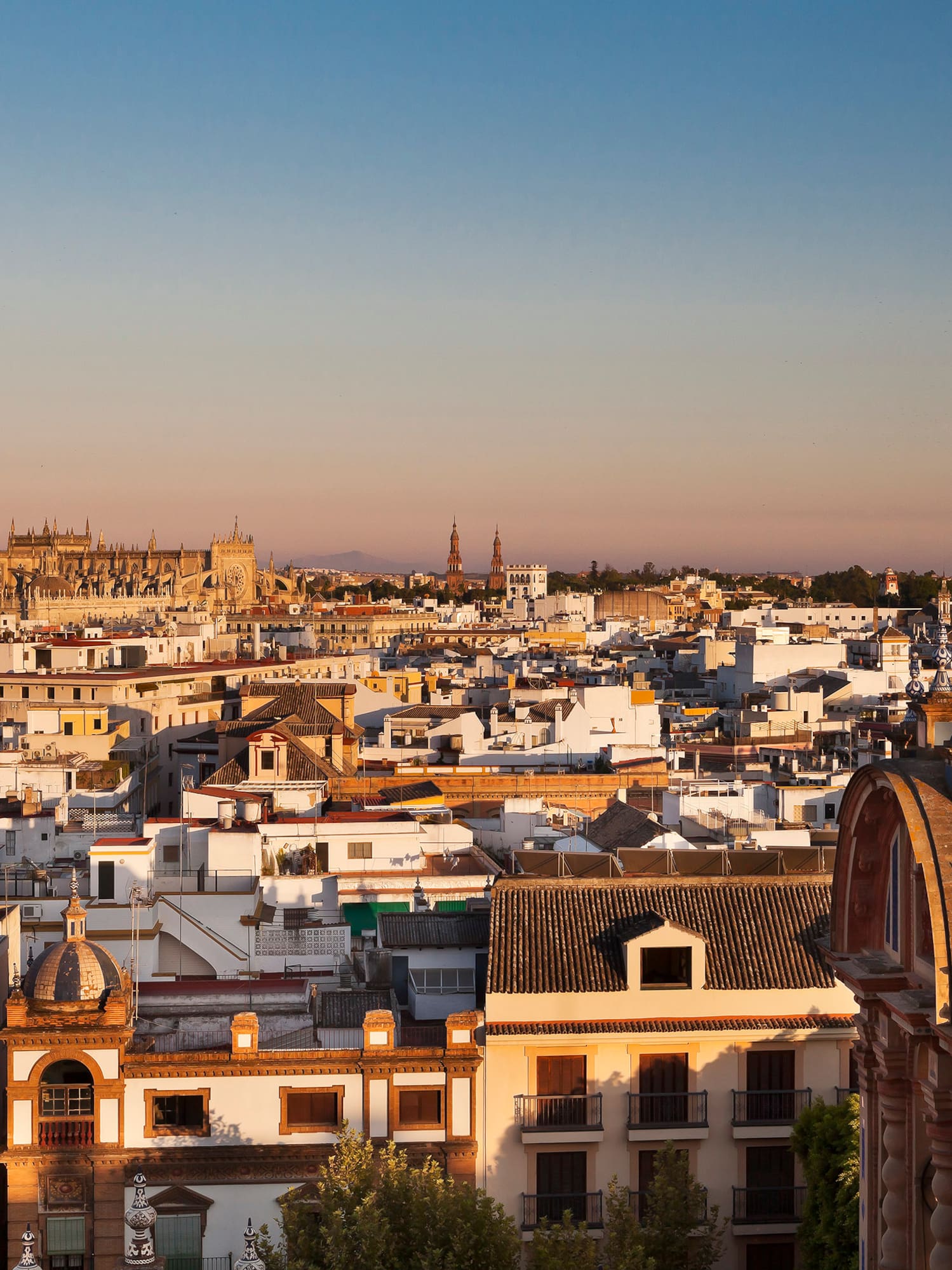 a city with many buildings