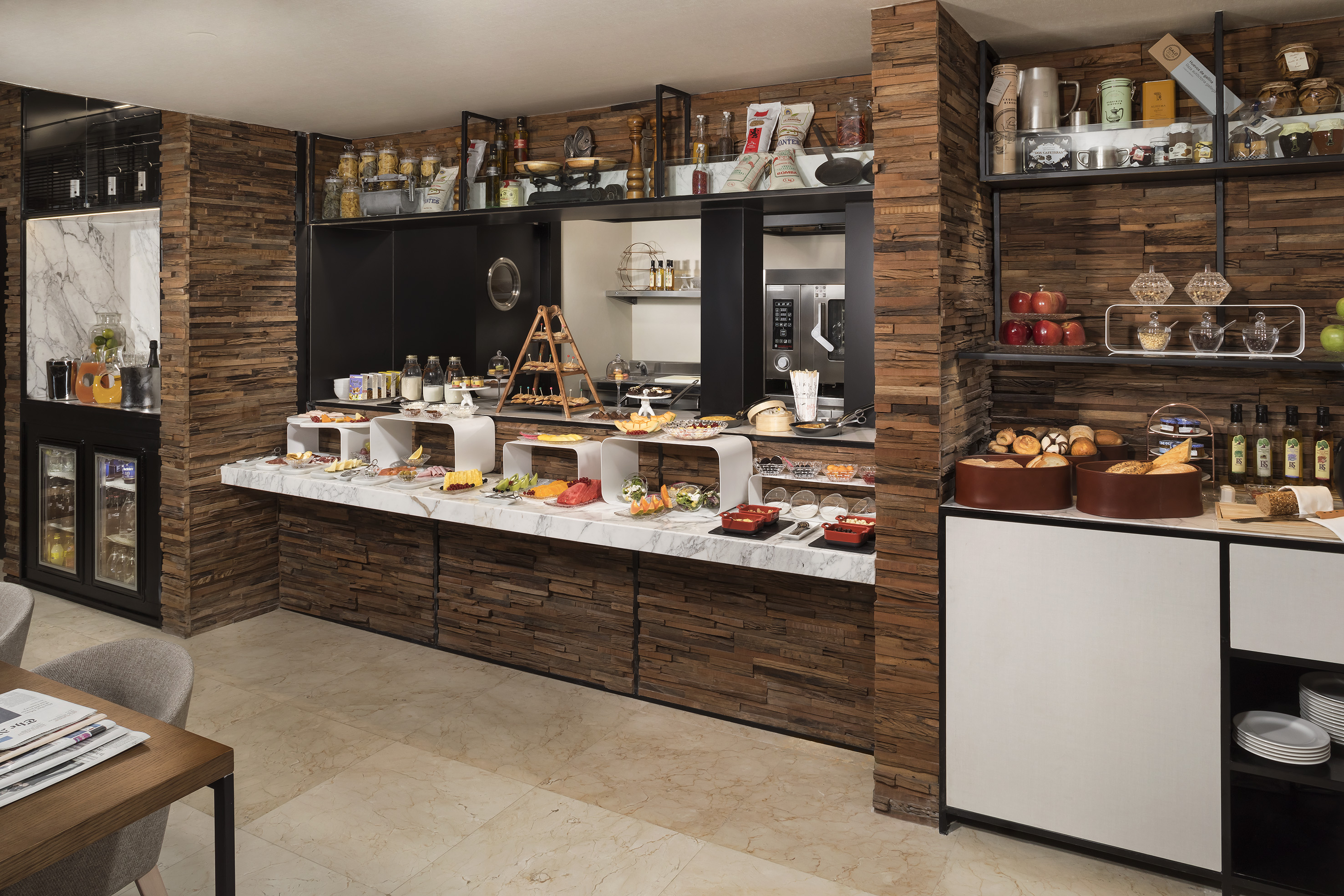 a food on the counter