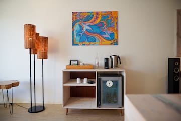 a painting on the wall