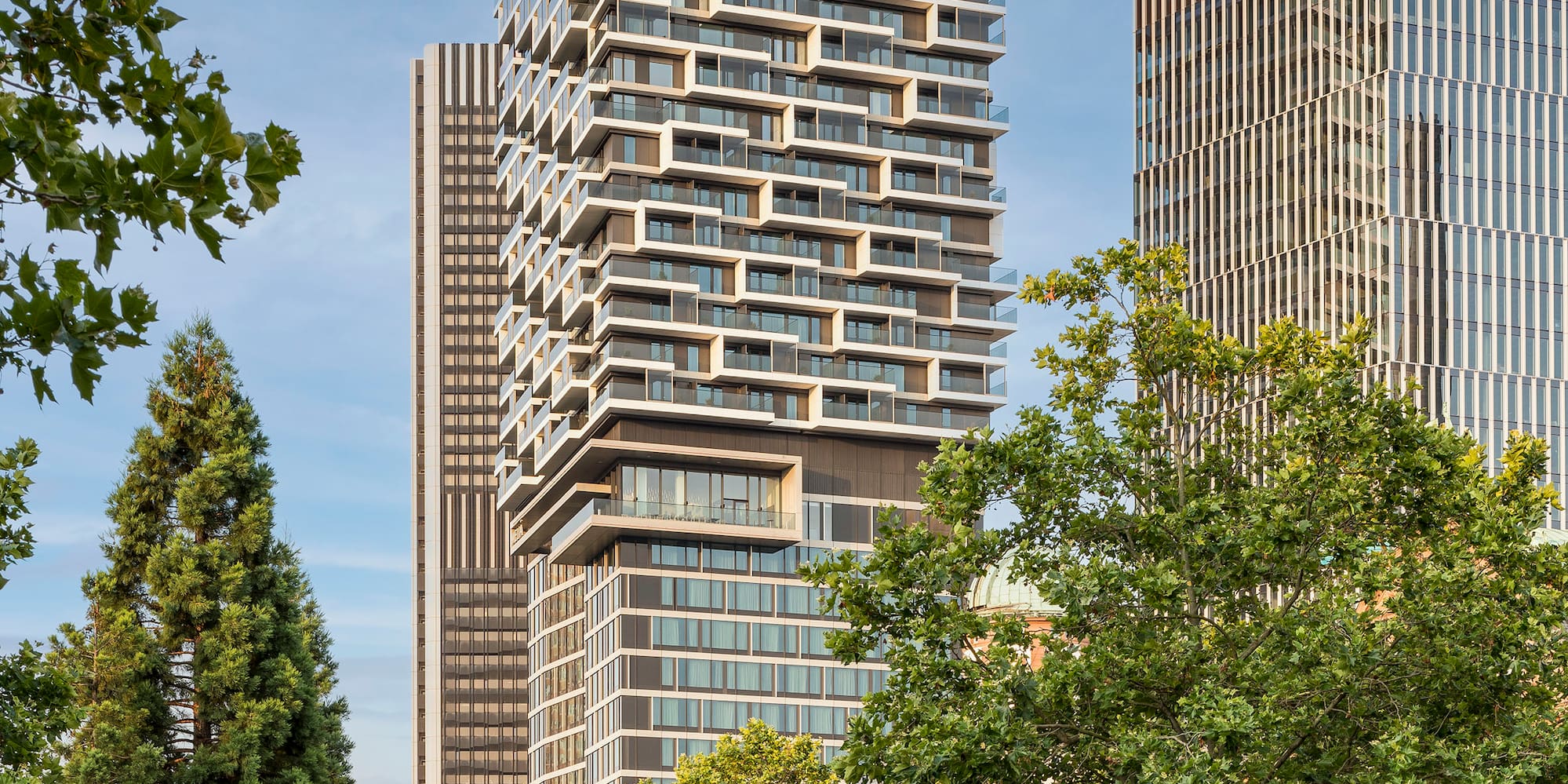 a tall building with many windows