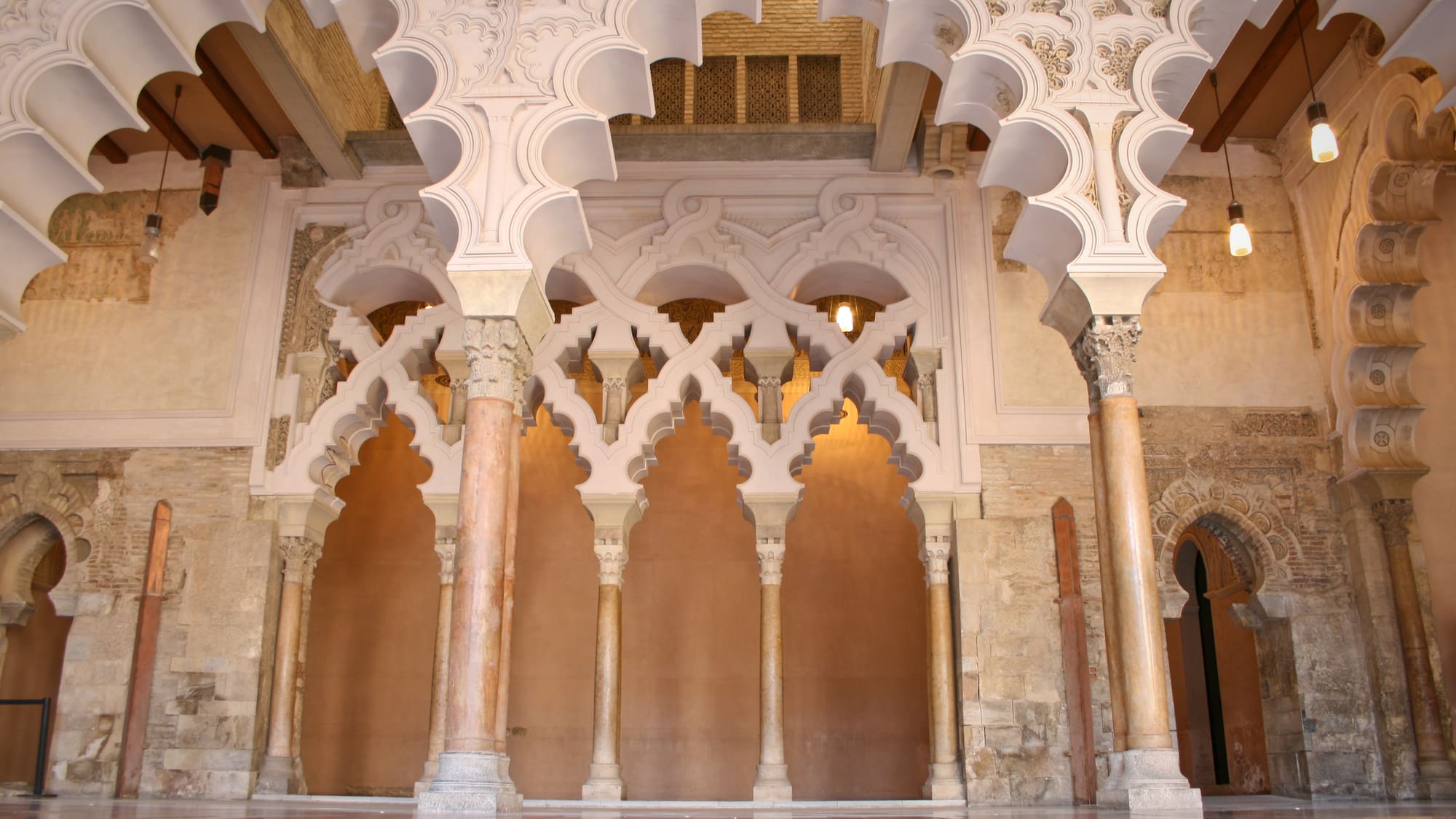 a large ornate building with columns