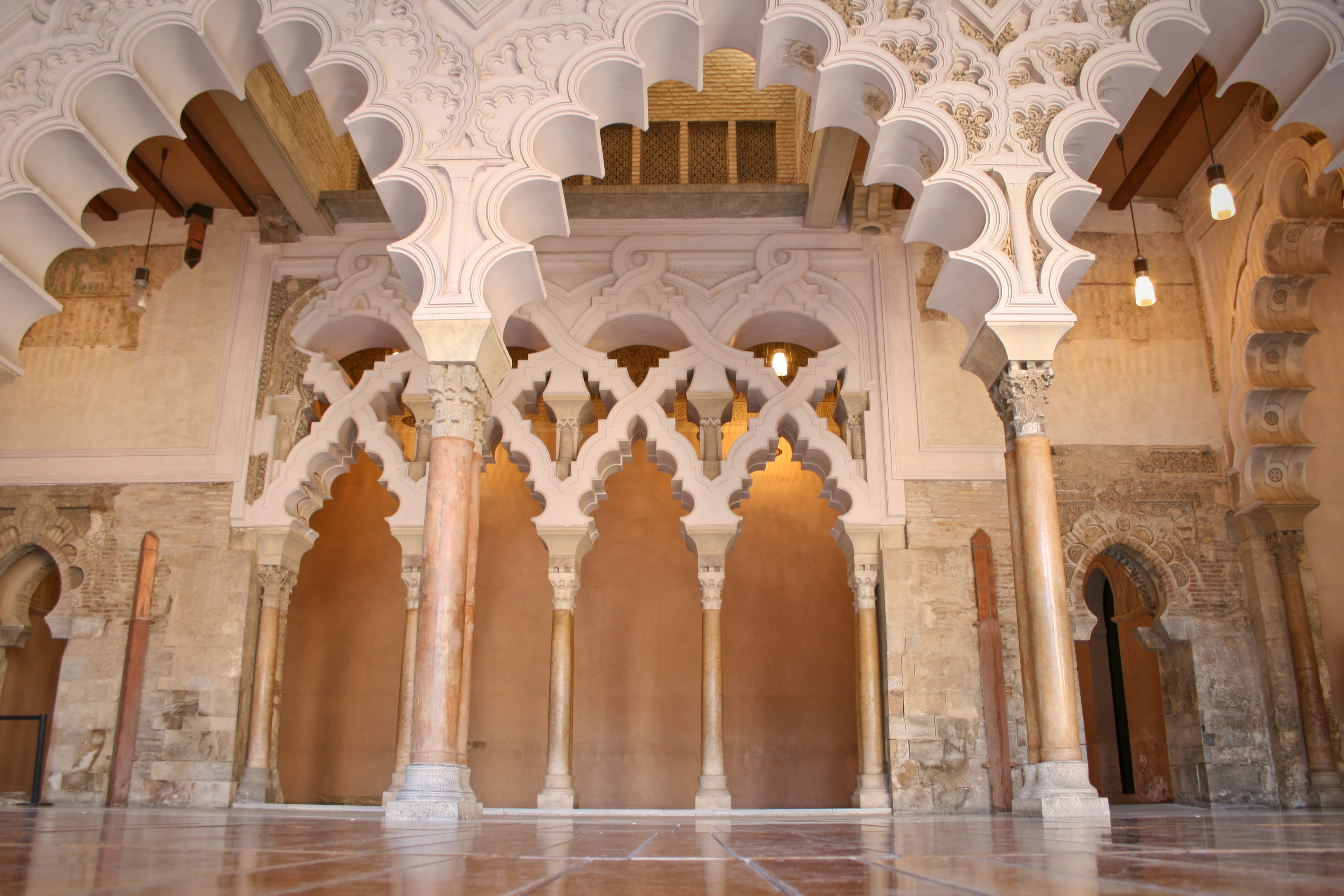 a large ornate building with columns