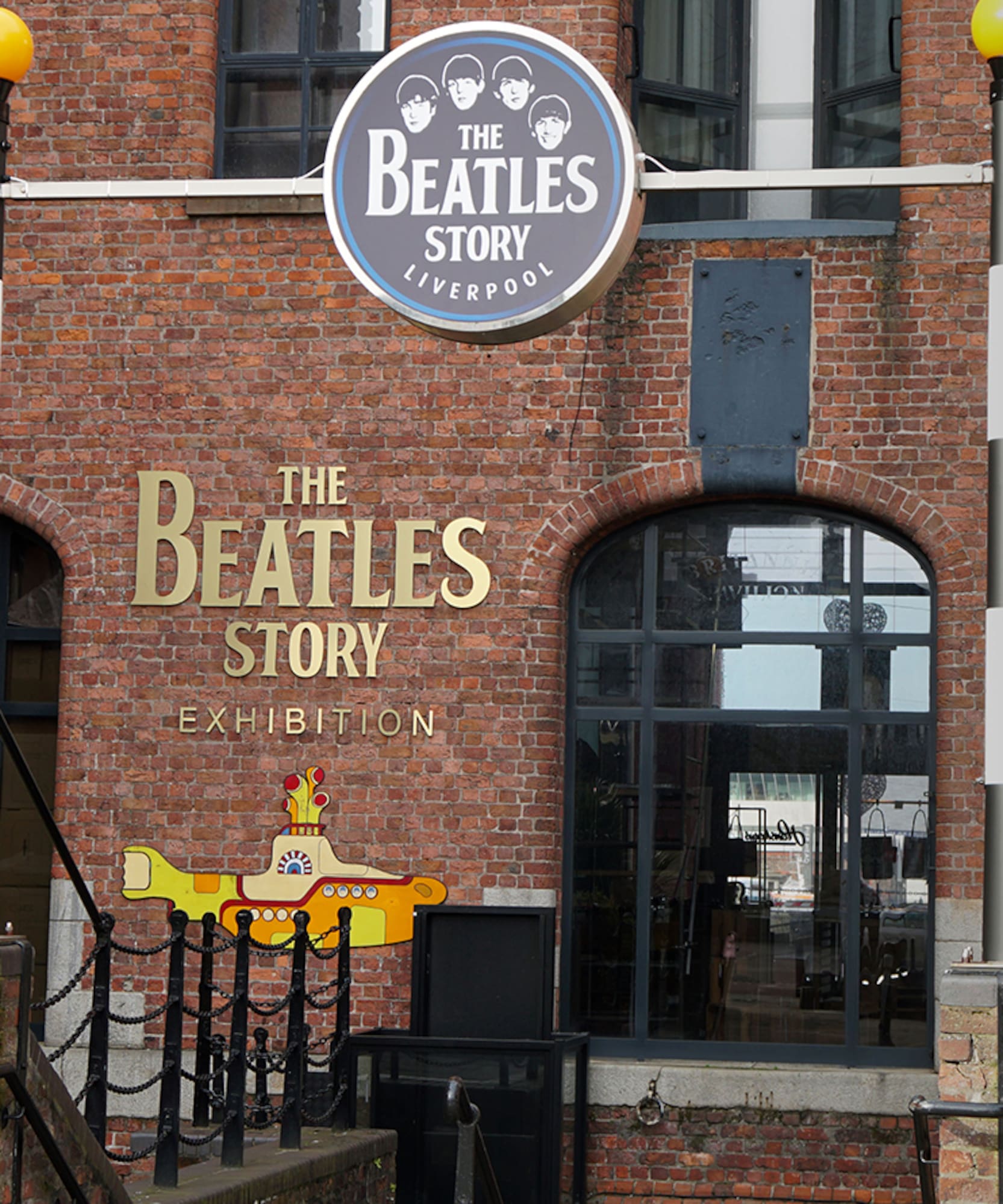 a sign on the front of a building