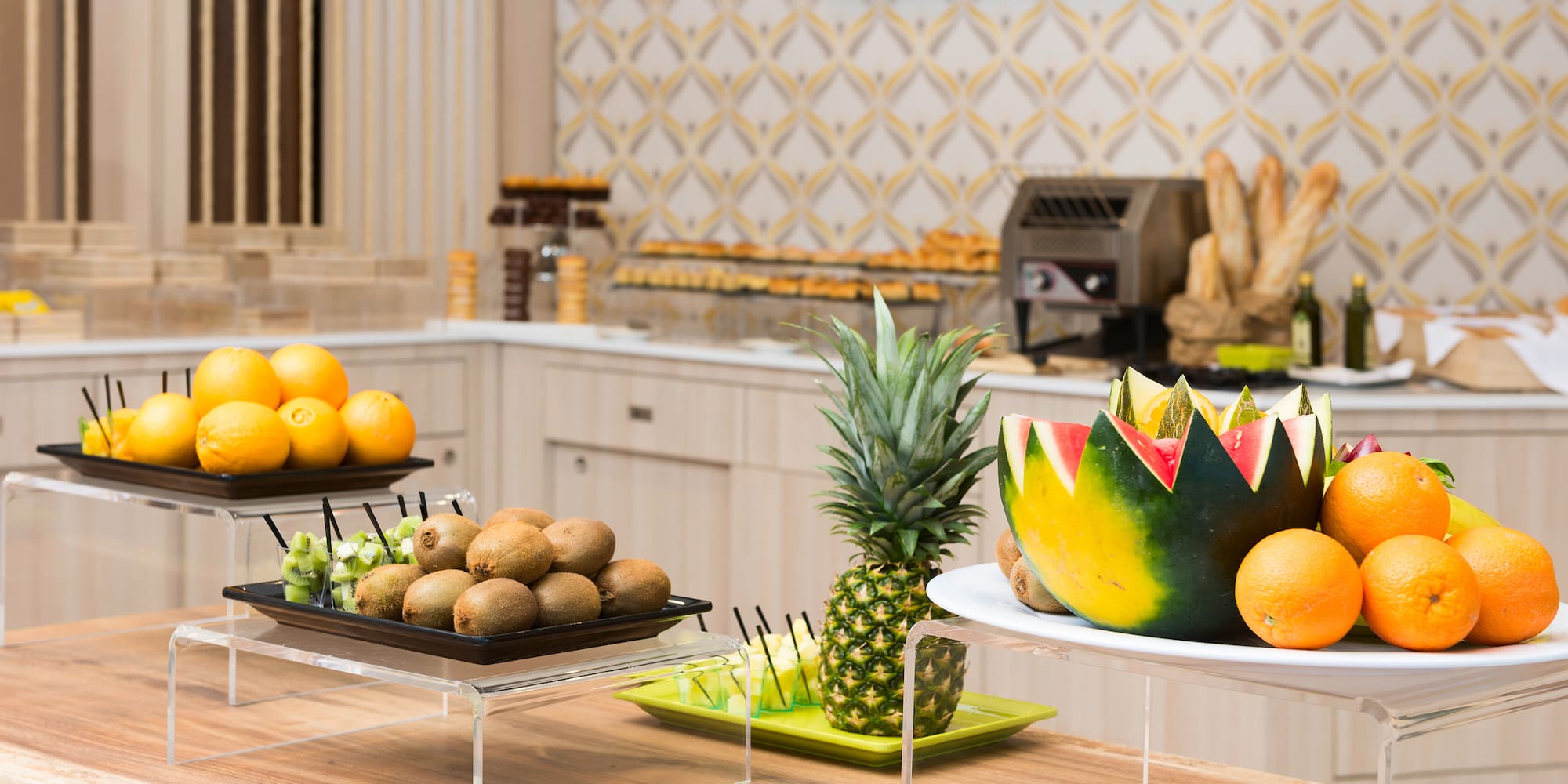 a table with fruit on it