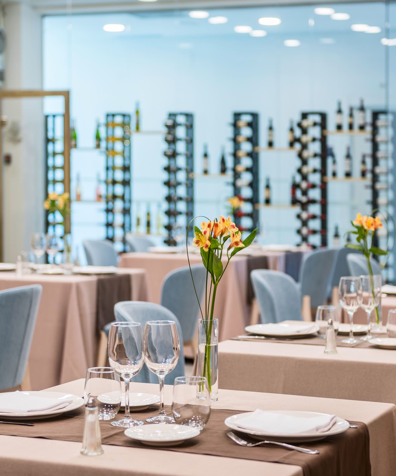 a table set for a party