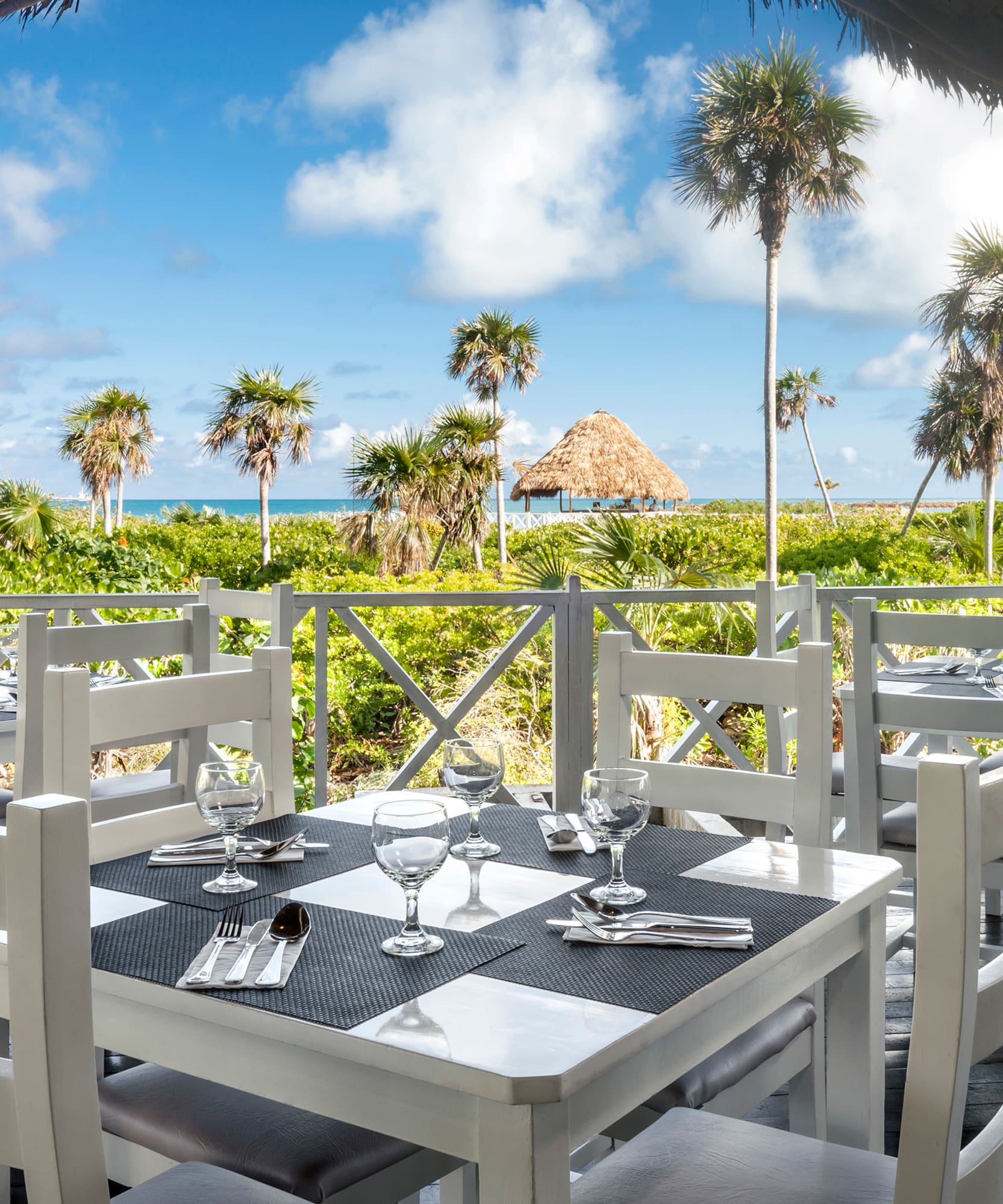 a table set up for a dinner