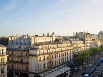 a large building with many windows