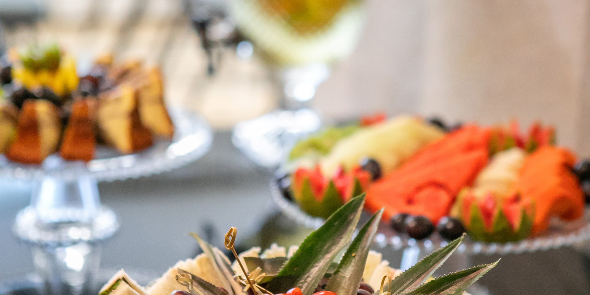 a plate of food on a table