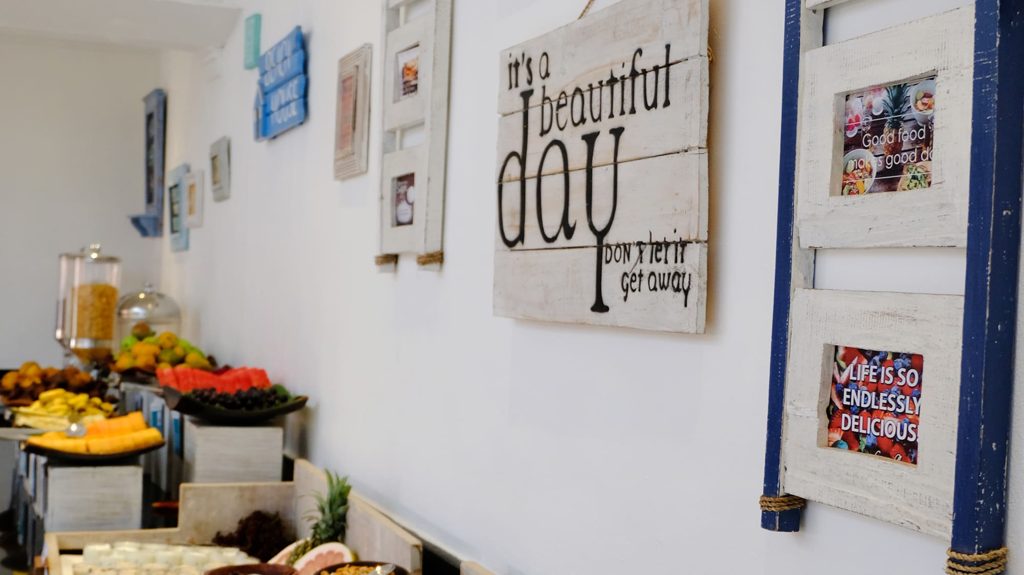 a food on the counter