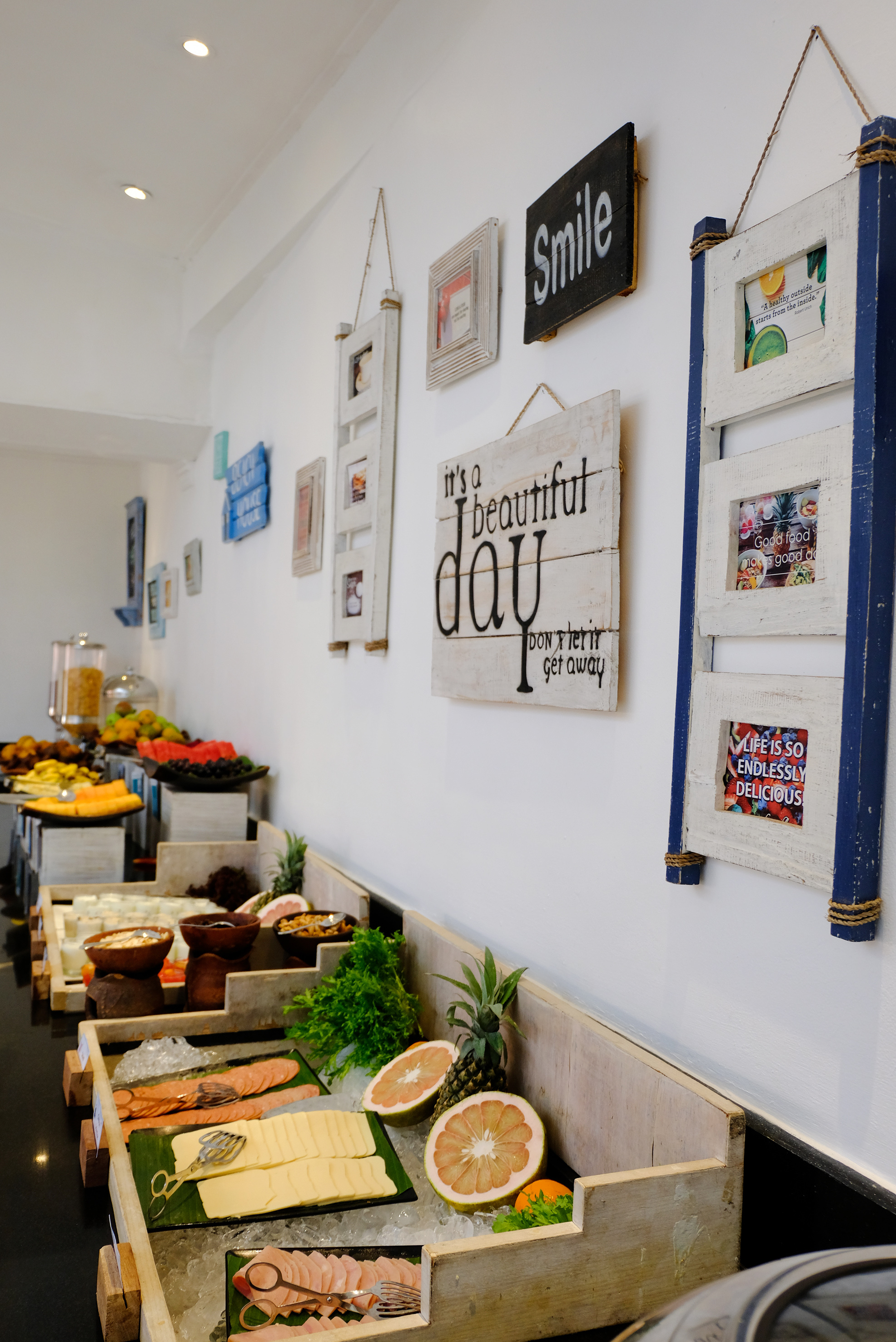 a food on the counter