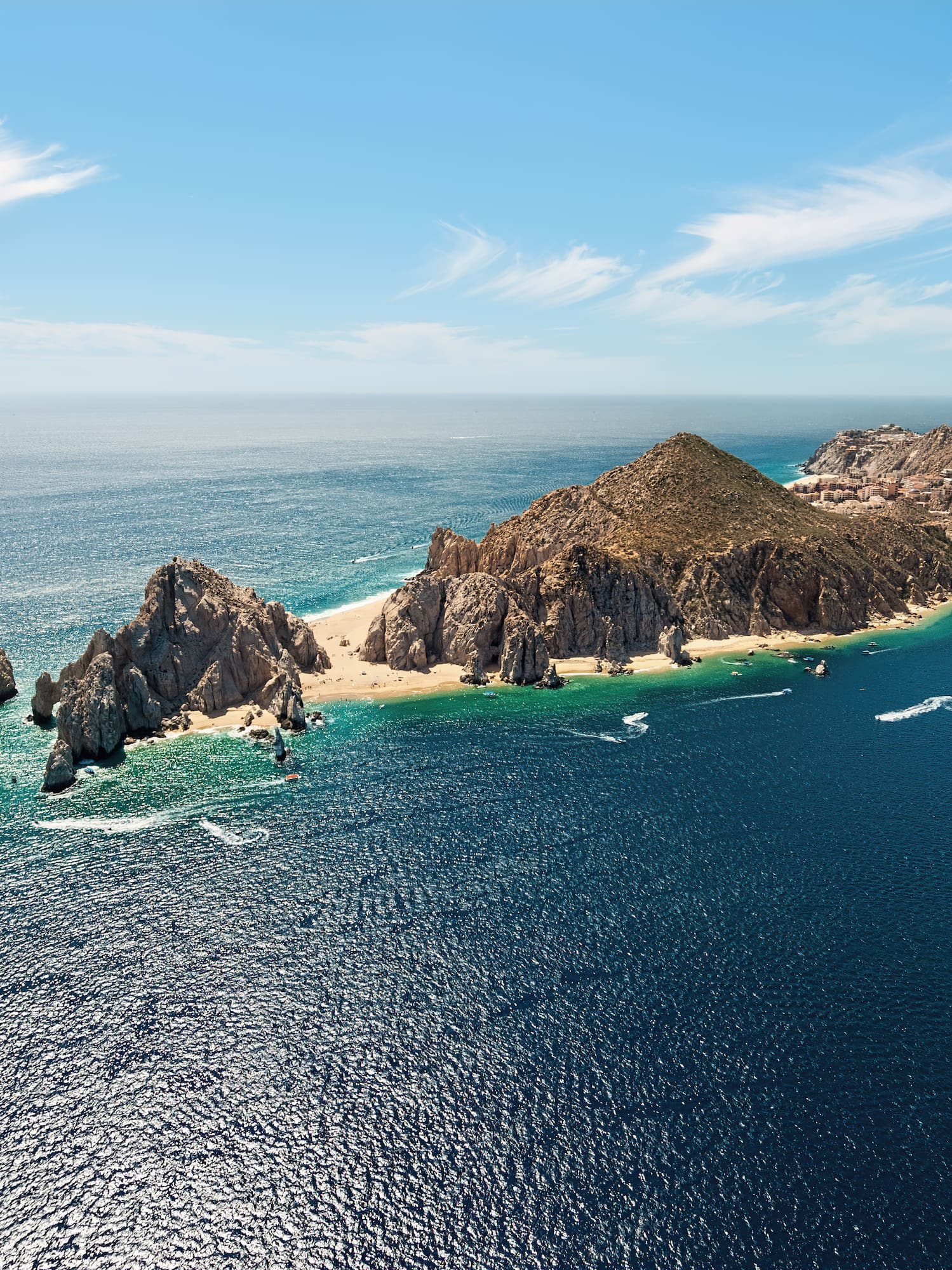 a rocky island in the ocean