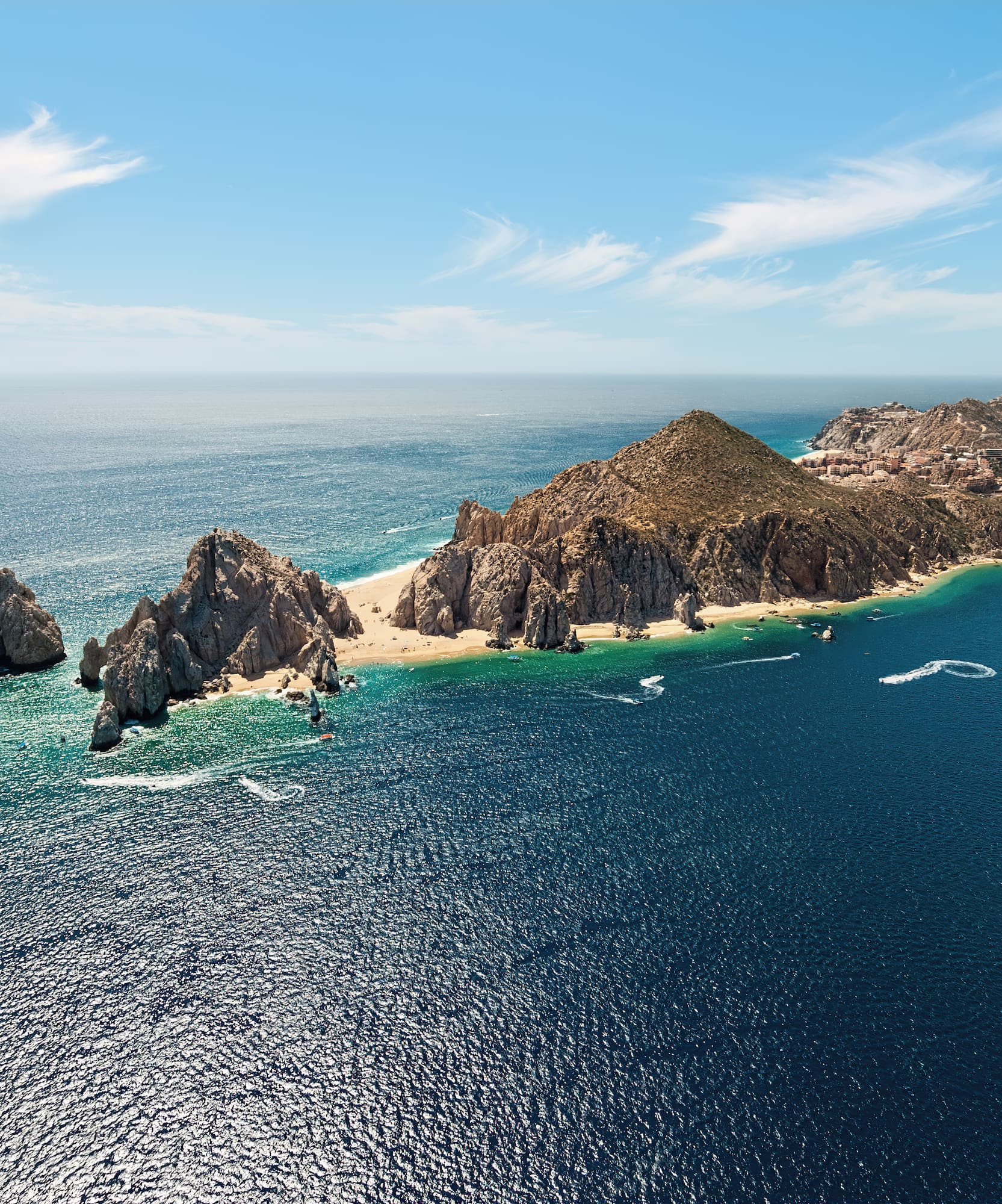a rocky island in the ocean