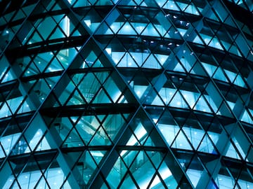 a close up of a building