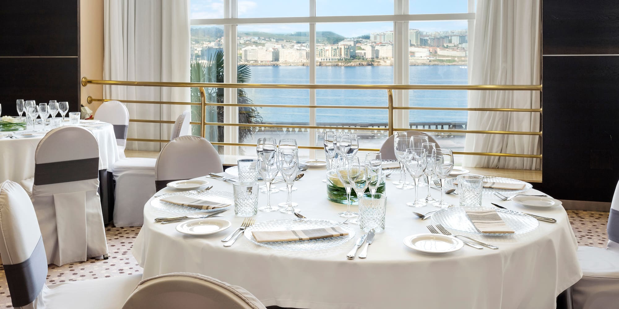 a table set for a dinner party