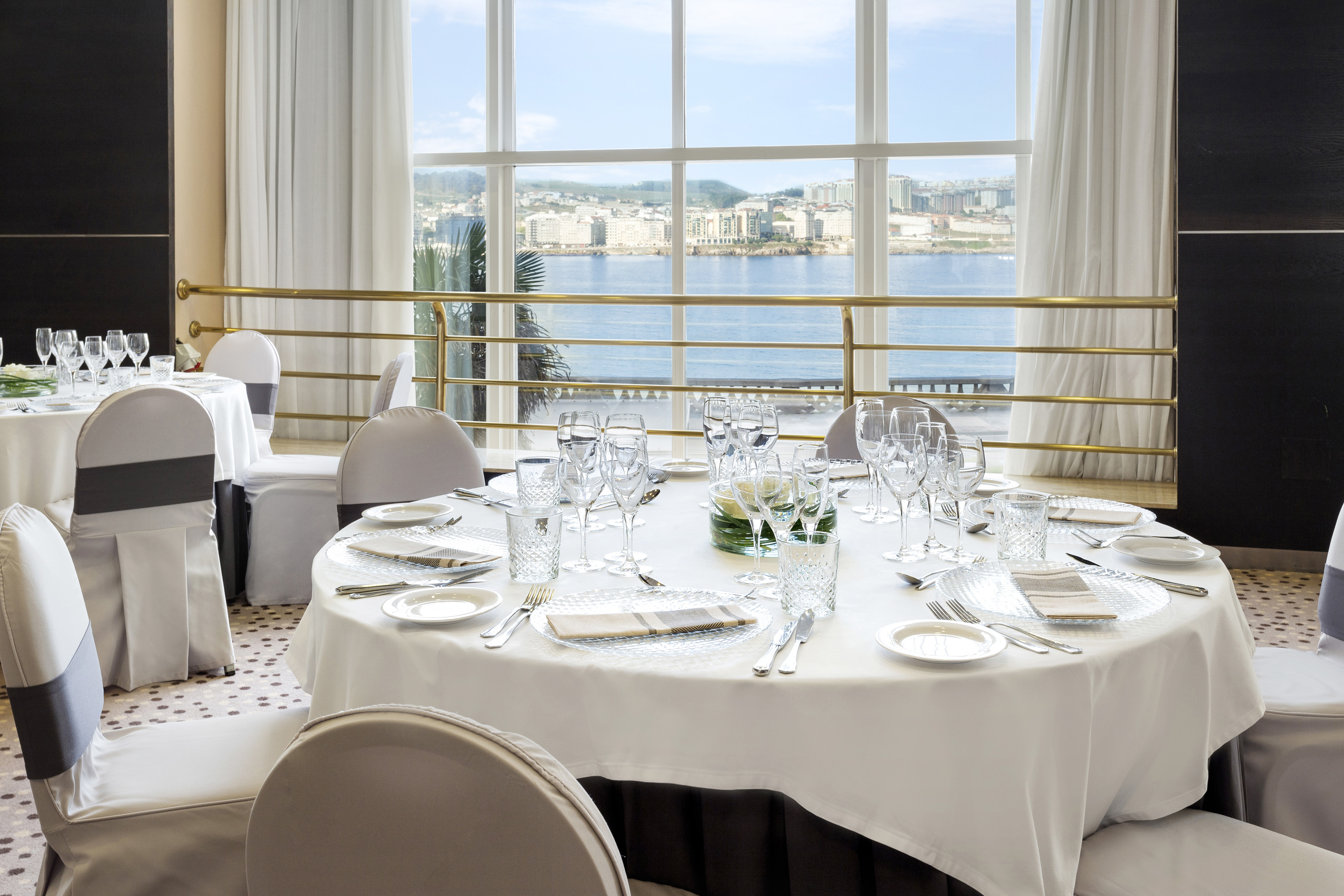 a table set for a dinner party