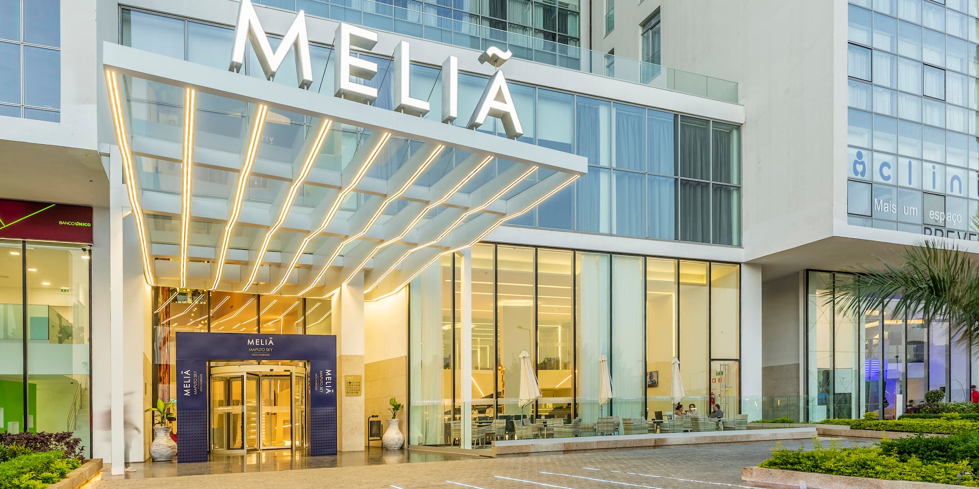 a building with a sign on the front