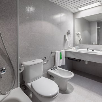 a bathroom with a sink and toilet
