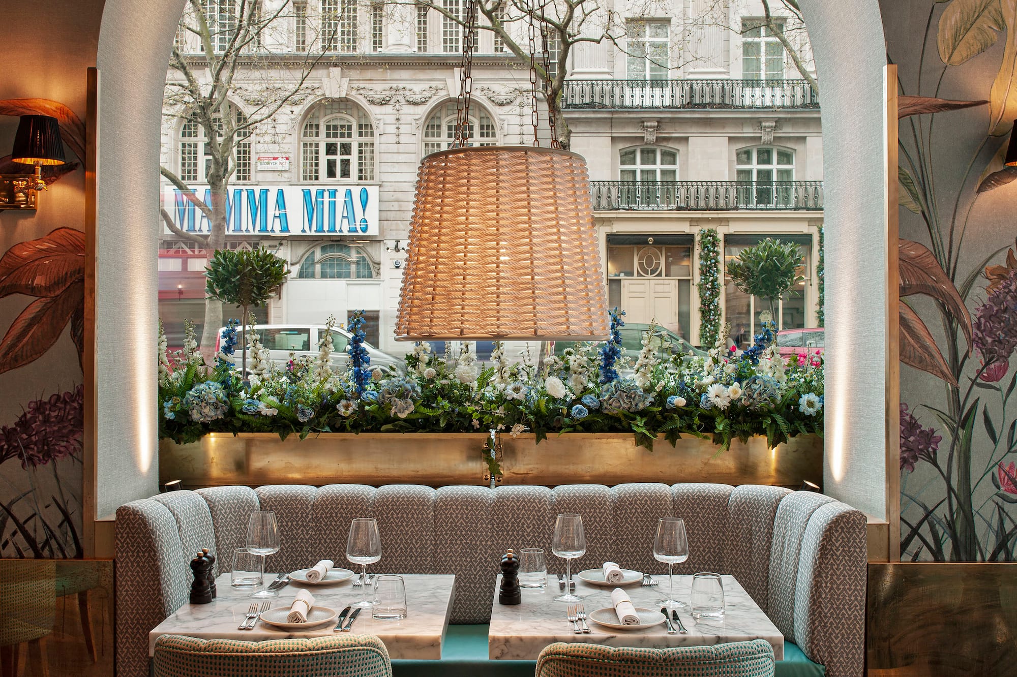 a red theater seats in a row