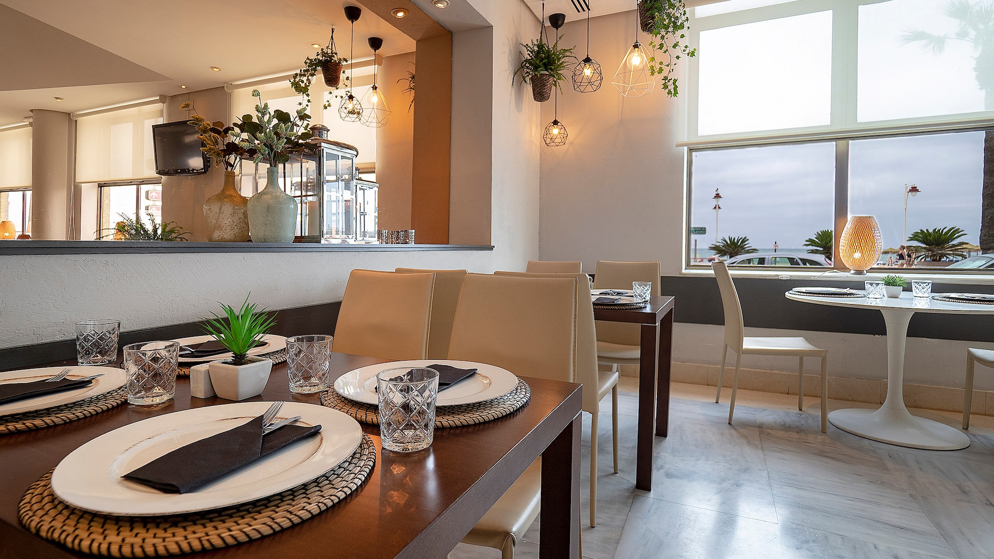 a table set for a meal