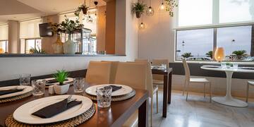 a table set for a meal