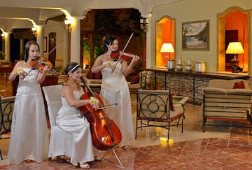 a group of women playing instruments
