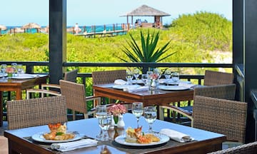 a table set for a meal