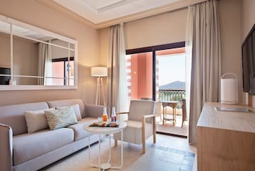 a living room with a couch and a table