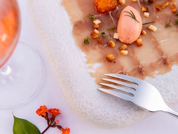 a fork and knife on a plate
