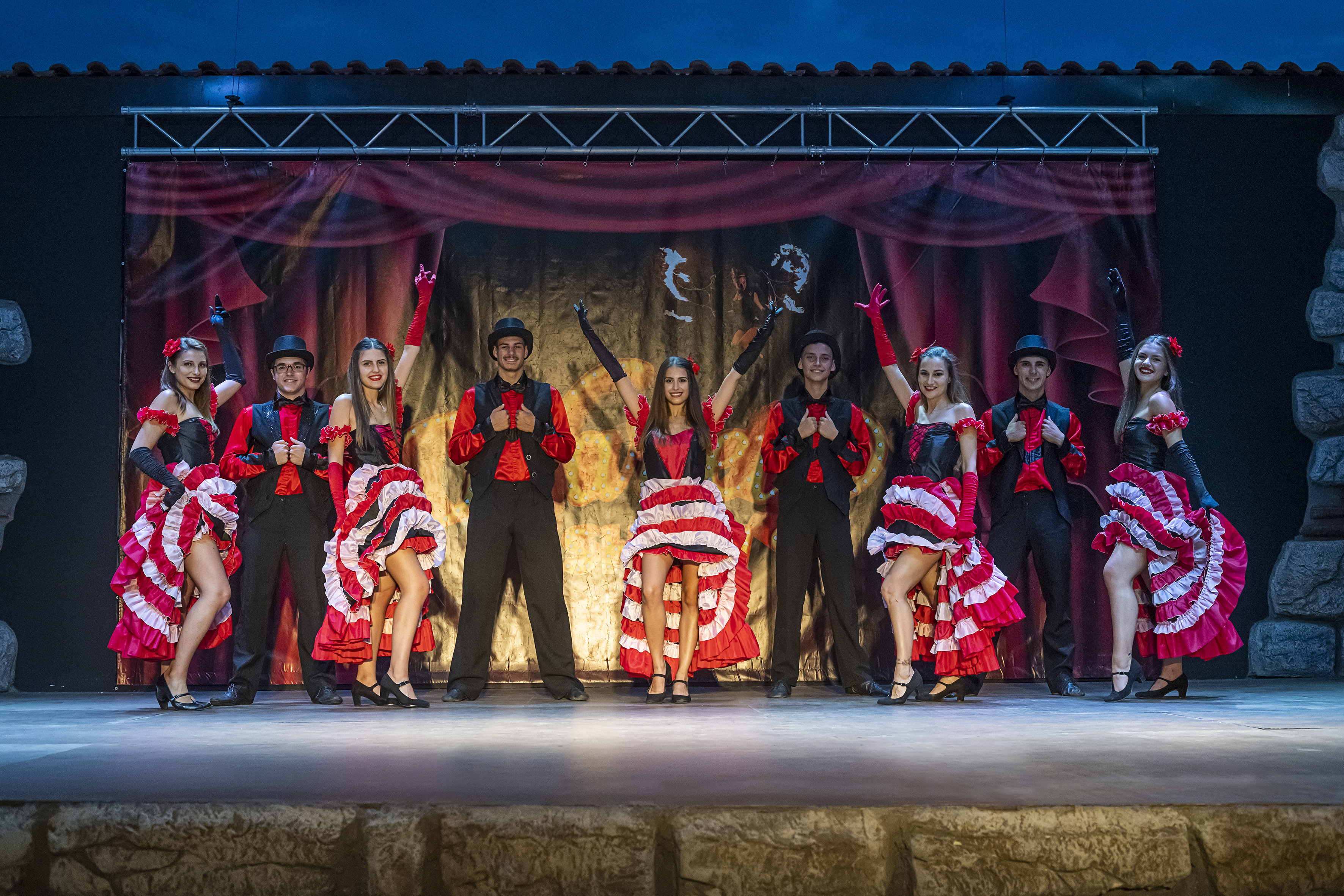 a group of people on a stage