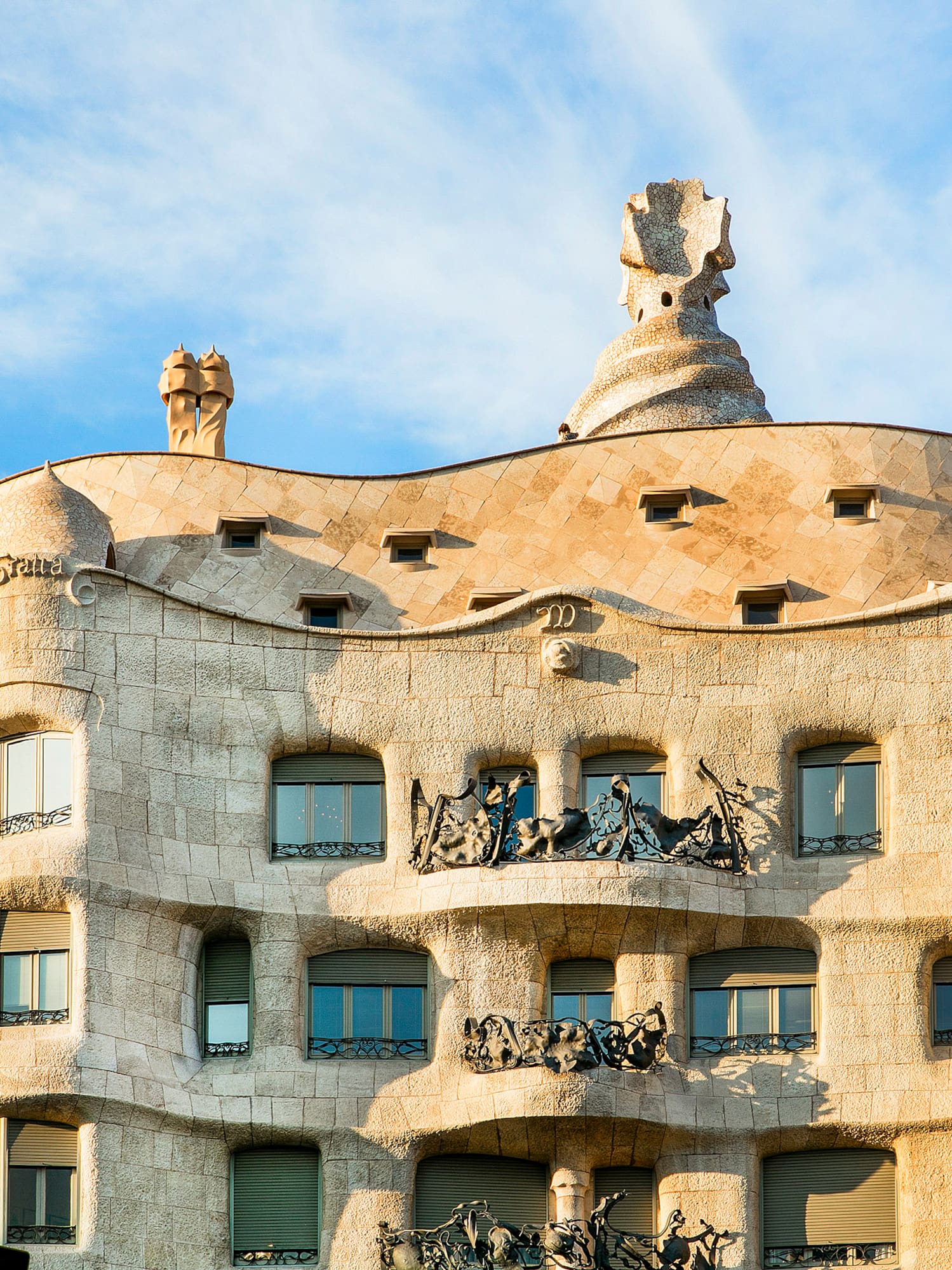 a building with many windows