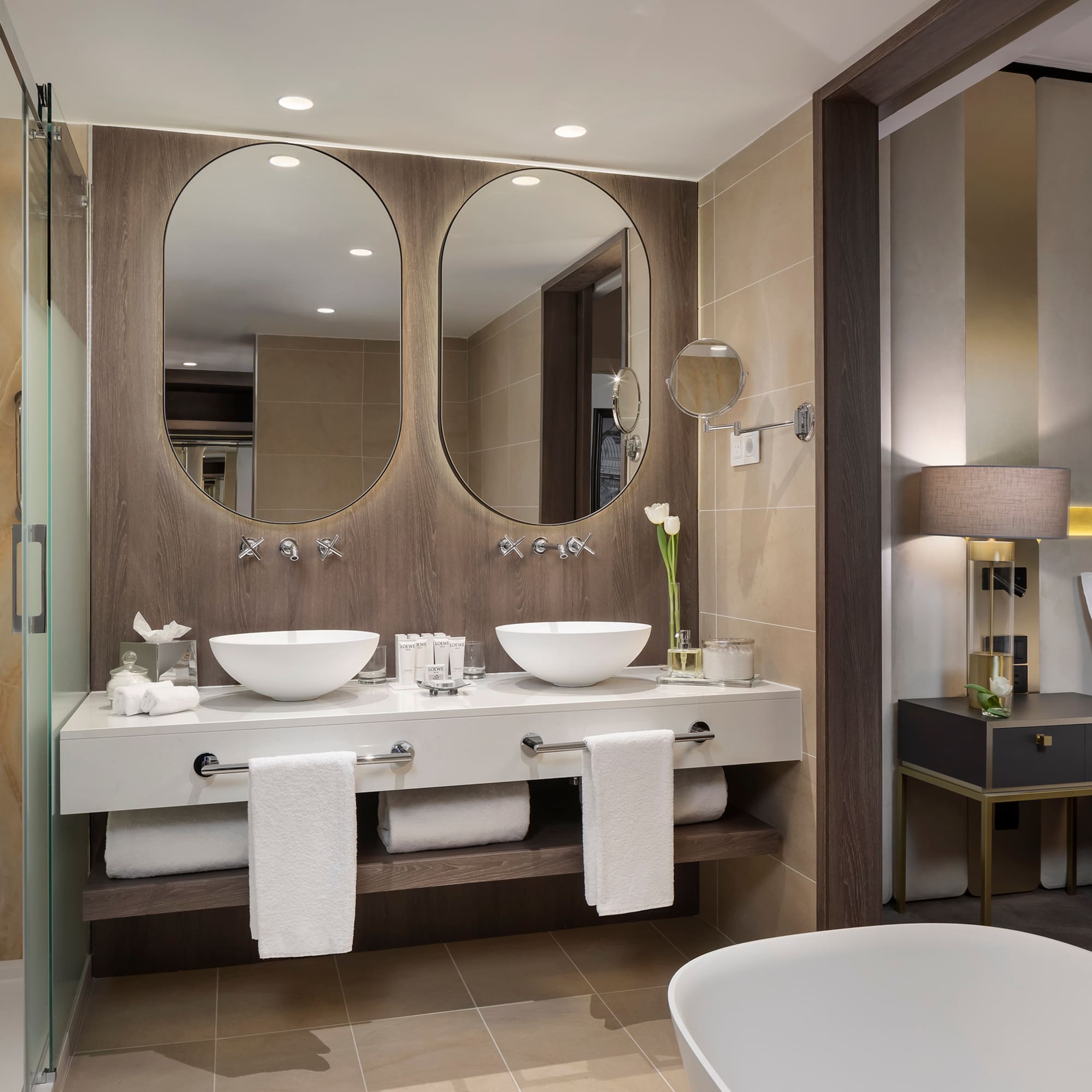 a bathroom with a sink and a tub