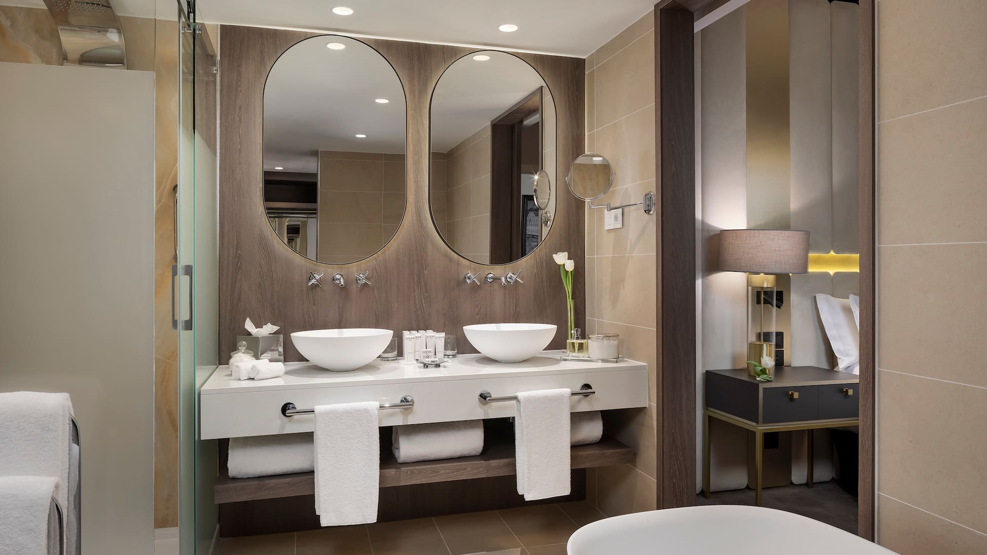 a bathroom with a sink and a tub