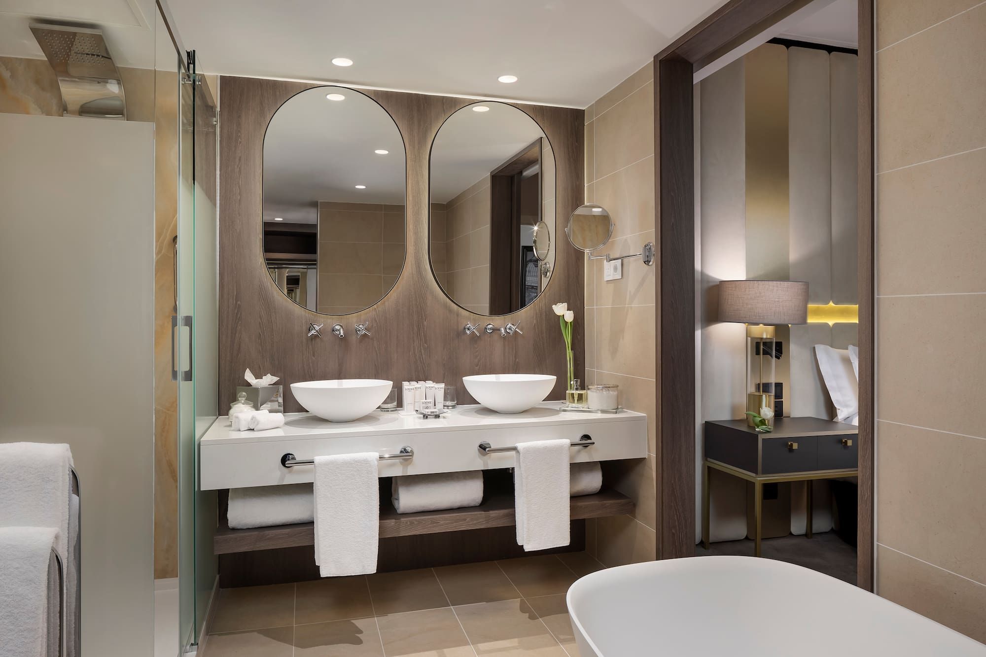 a bathroom with a sink and a tub