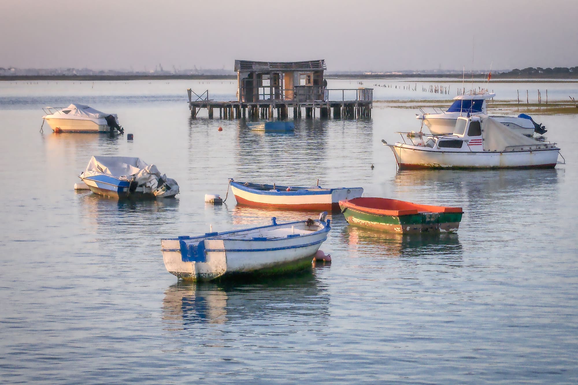 boats in a body of water