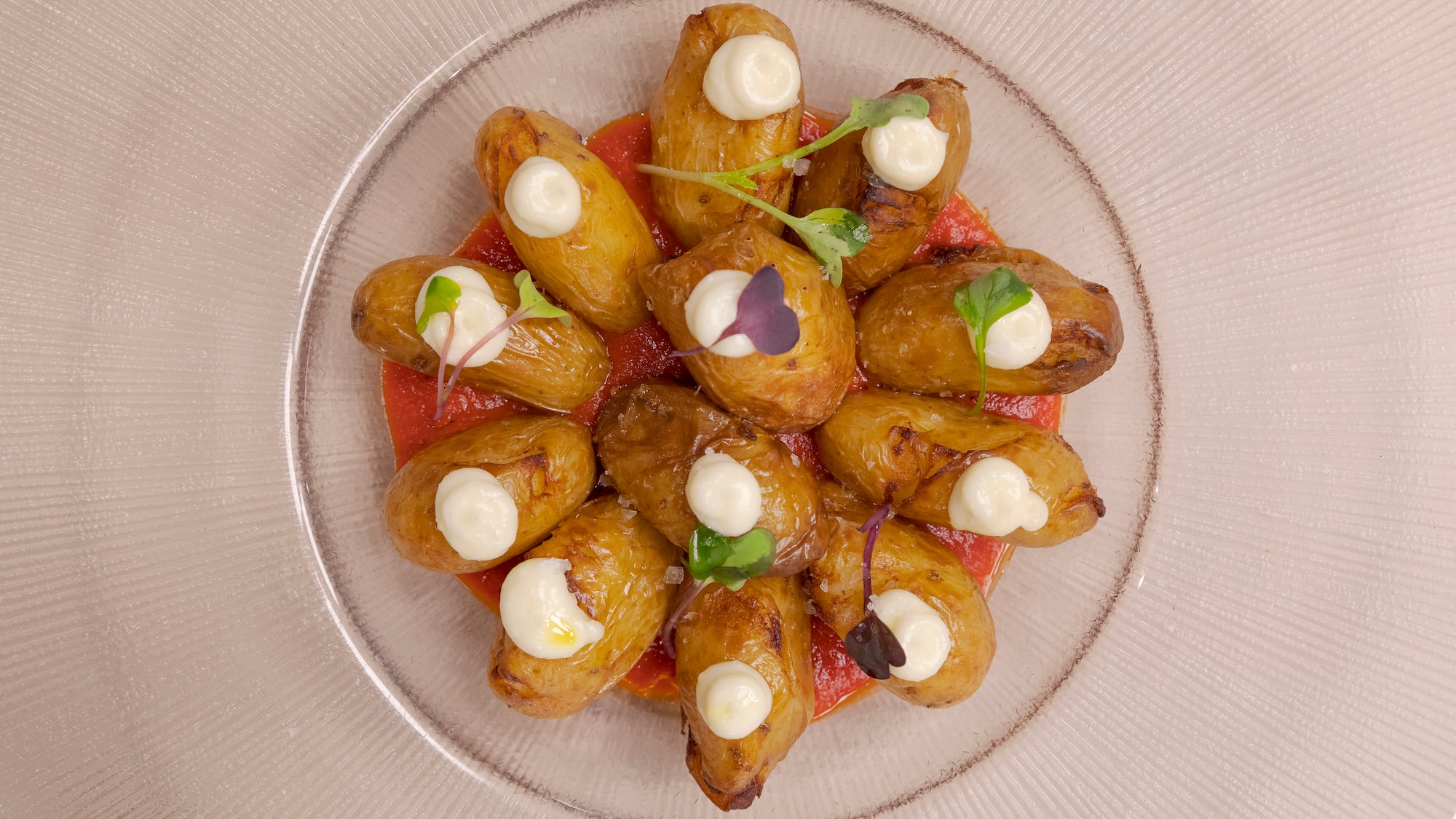 a plate of food on a table