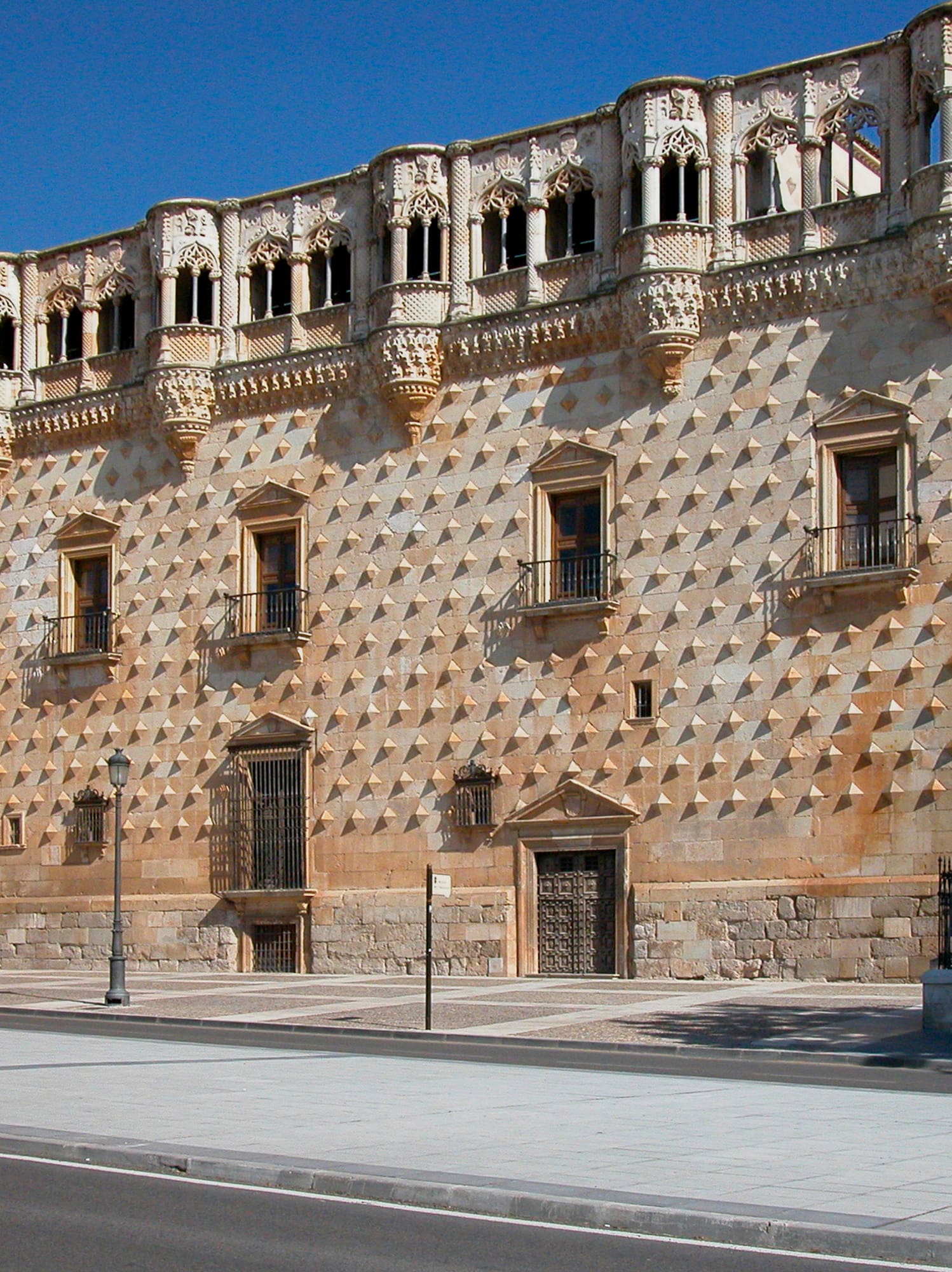 a building with many windows