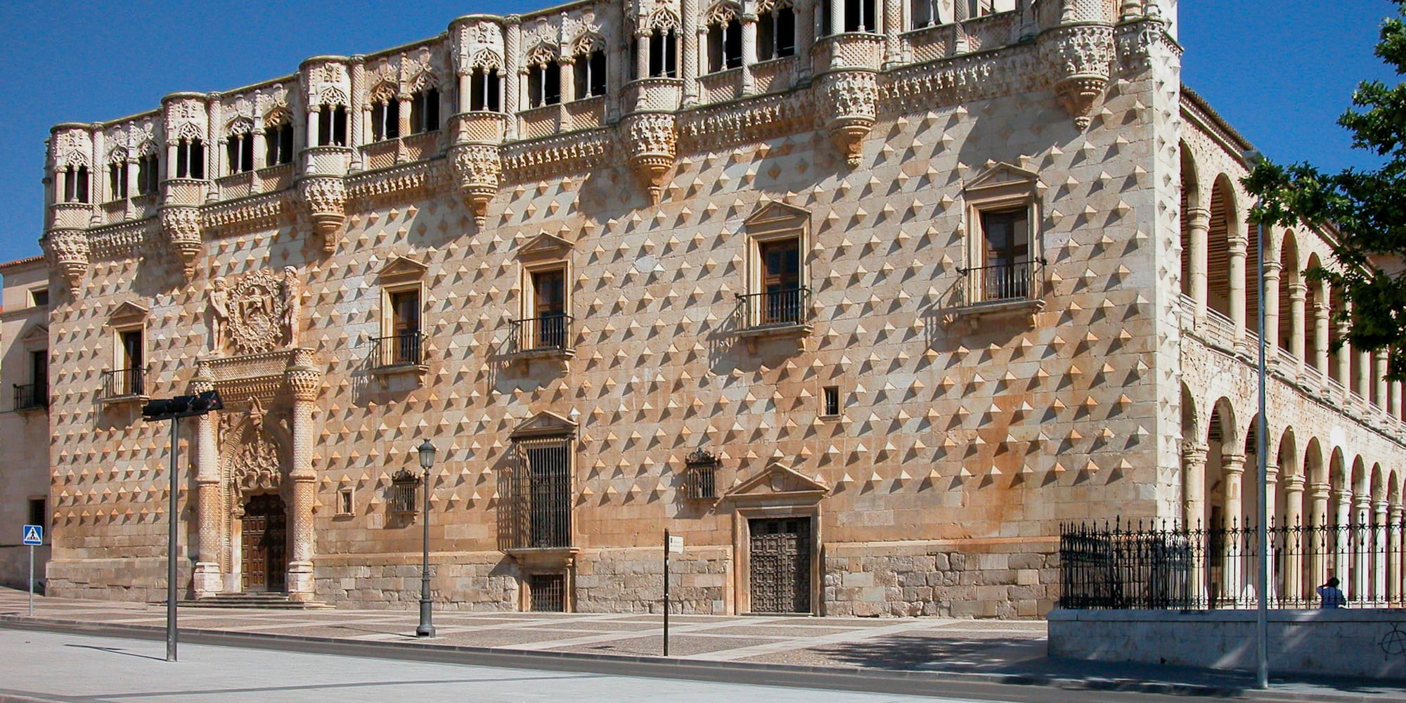 a building with many windows