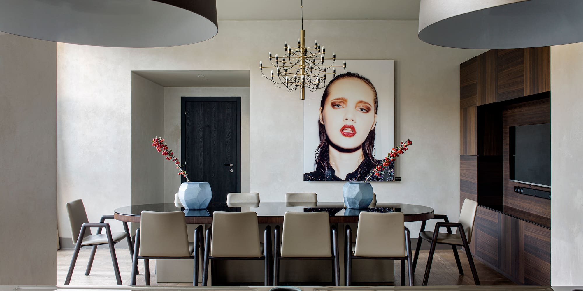 a pool table with a picture of a woman on it