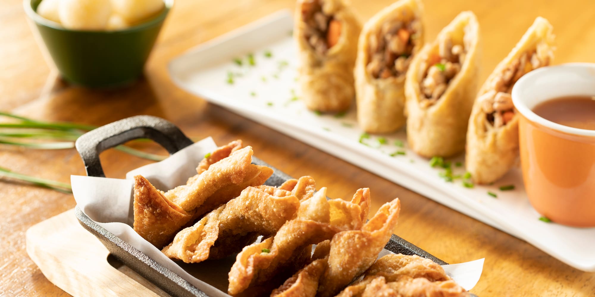 a plate of fried food