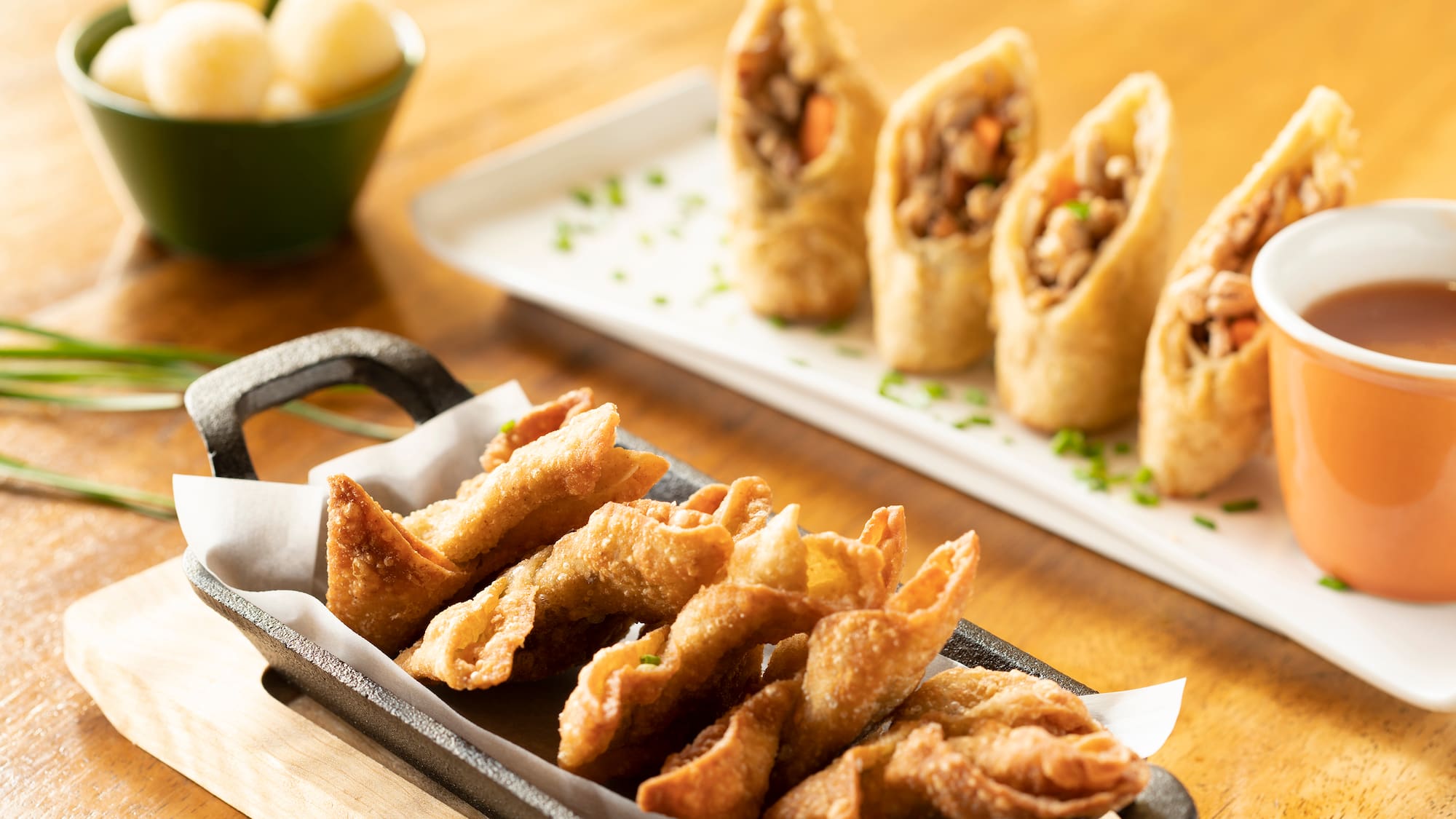 a plate of fried food
