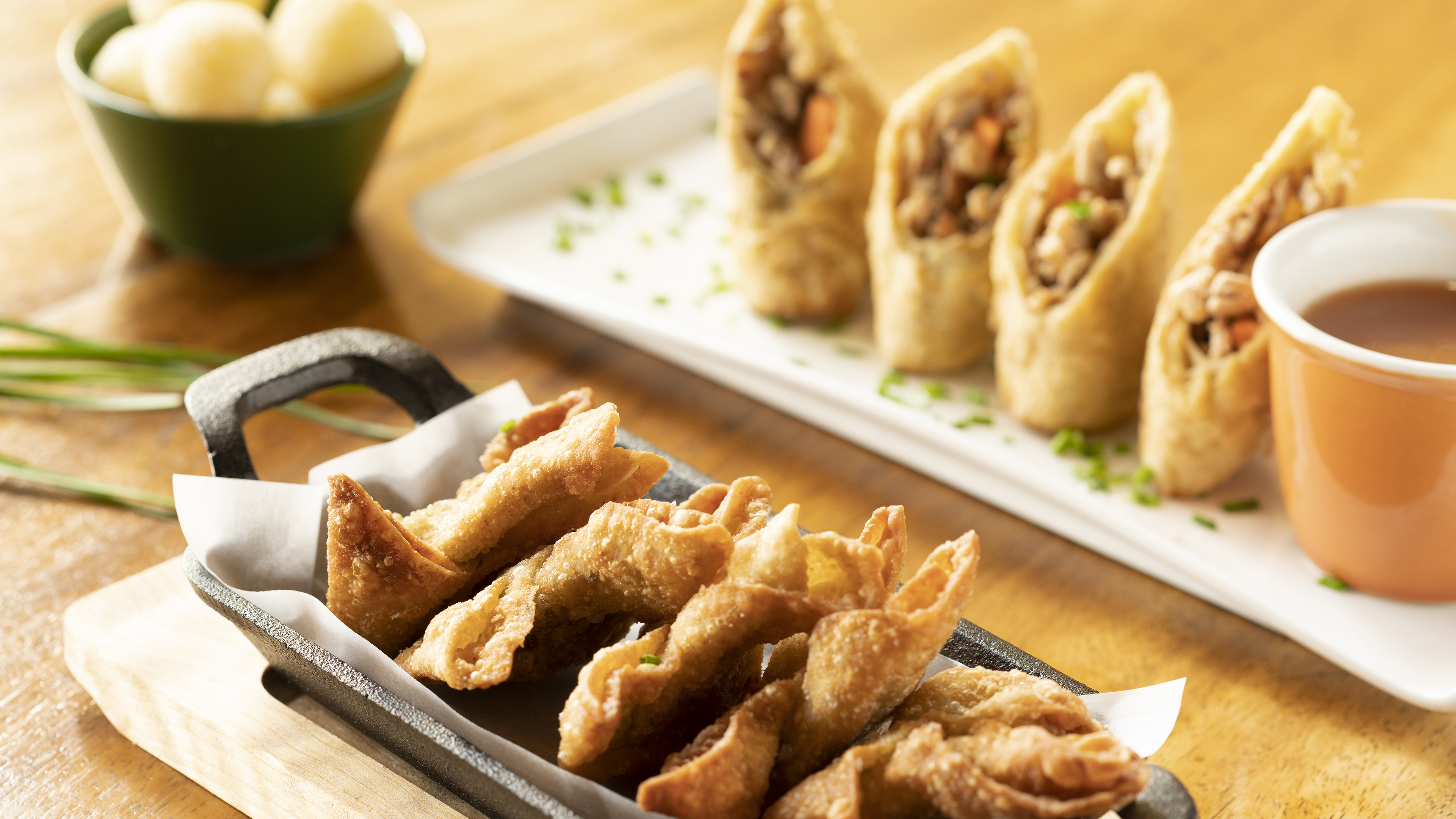 a plate of fried food